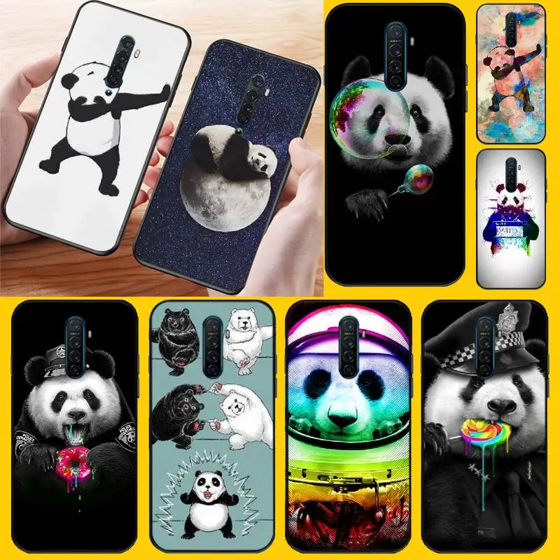 Роскошная фотография PENGHUWAN Panda Dab DIY для OPPO Reno2 Z R15 pro R17 R11 R9S Plus R9 | Мобильные телефоны