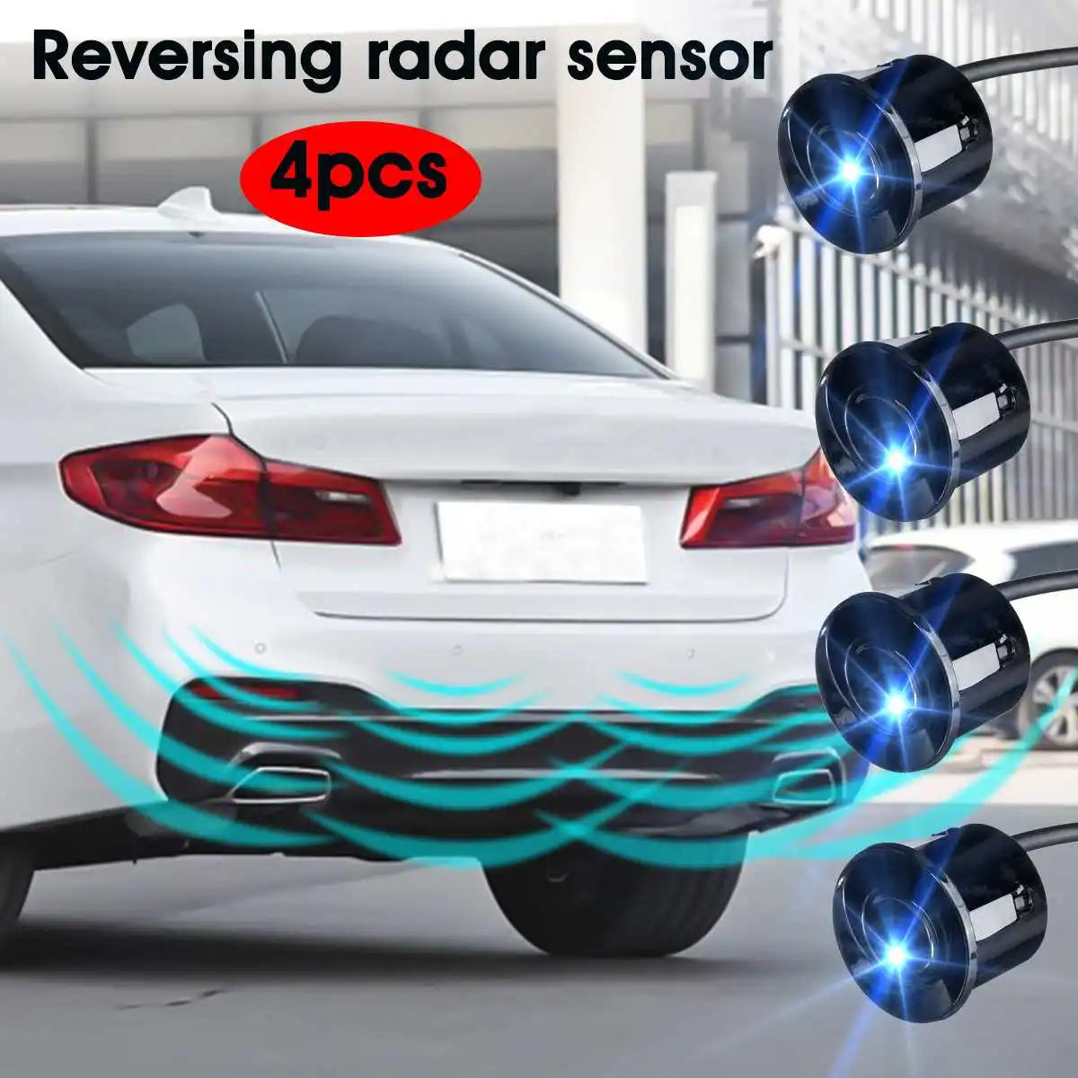 1" HD 1080P Автомобильный видеорегистратор Dashcam Автомобильный видеорегистратор зеркало 4 датчика парковочный детектор радар помощь сигнализация