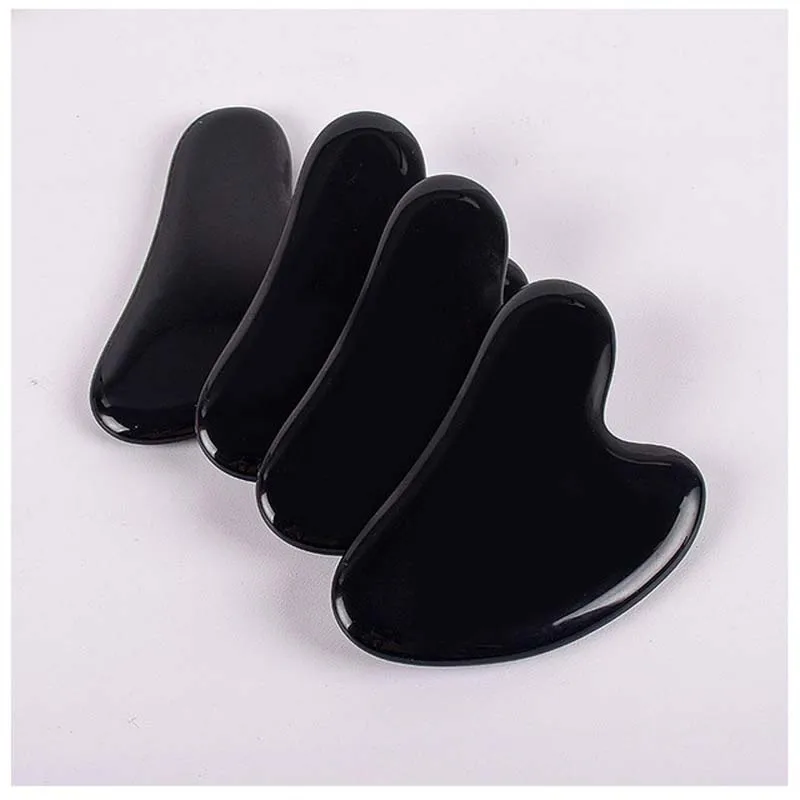 Гуашь для лица скребок кузова черная обсидиана соскабливающая доска набор