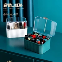 cosmetic storage box lipstick organizer jewelry storage box makeup brush lipstick holder portable desktop dustproof