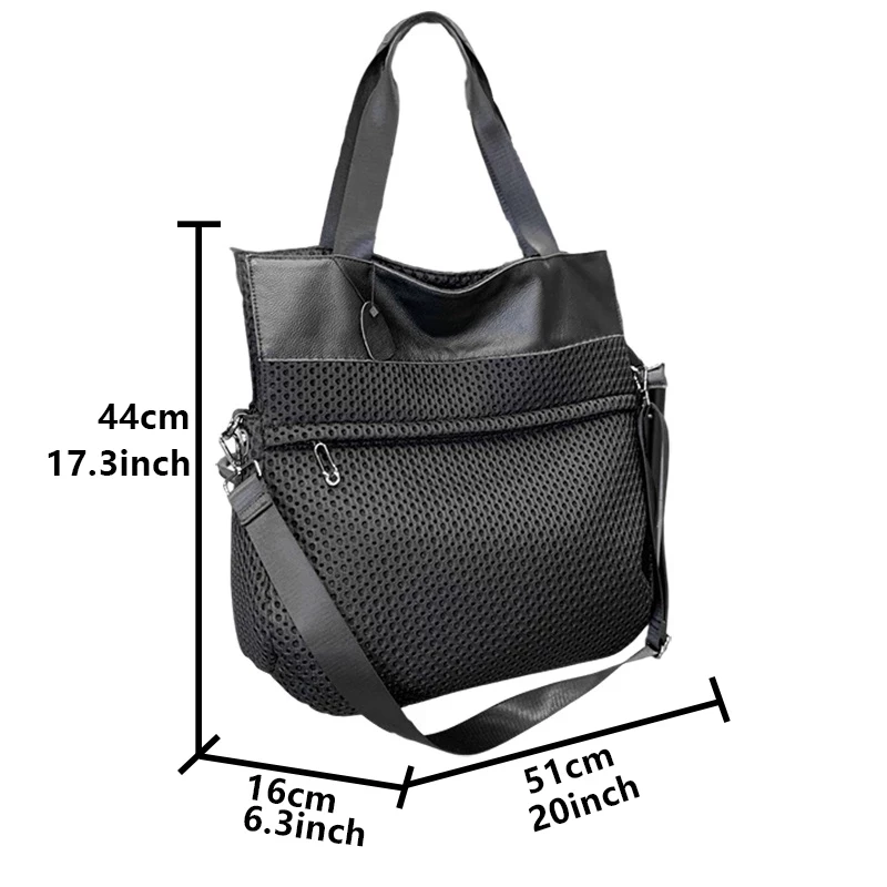 Beste Vrouwen Travel Organizer Persoonlijkheid Designer Schoudertas Multifunctionele Handtas Hoge Kwaliteit Nylon Mesh Messenger Bag 2021 Nieuwe