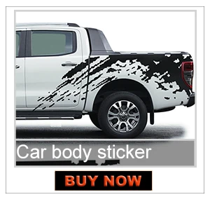 Автомобильные аксессуары mudslinger ranger с красным лесным треком кузова задний хвост сторона графический винил для Ford ranger или wildtrack2012