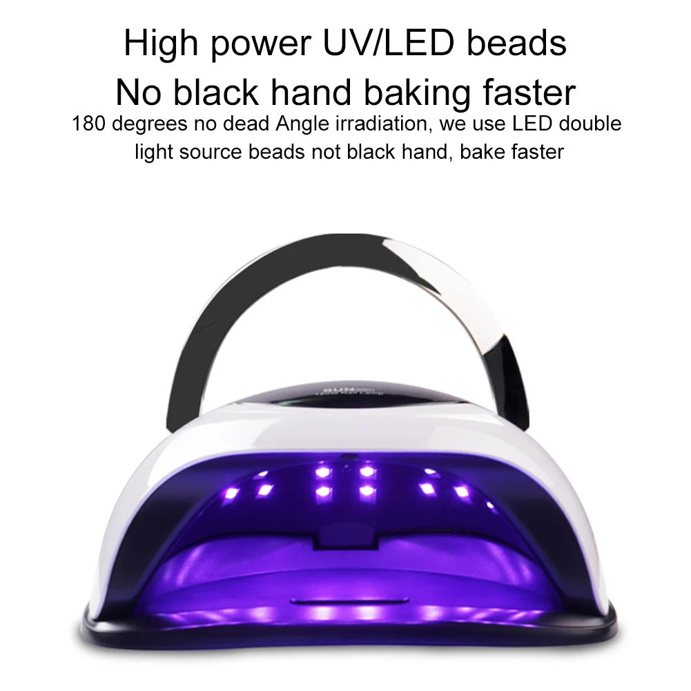 Профессиональная светодиодный ная лампа для сушки ногтей мощностью 120 Вт с