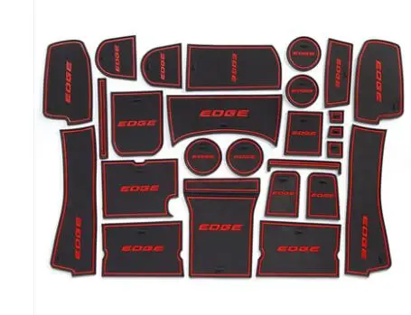 

Non-slip mat Interior door pad cup mat for ford EDGE 2019-2020,26pcs/lot,car styling, auto accessories