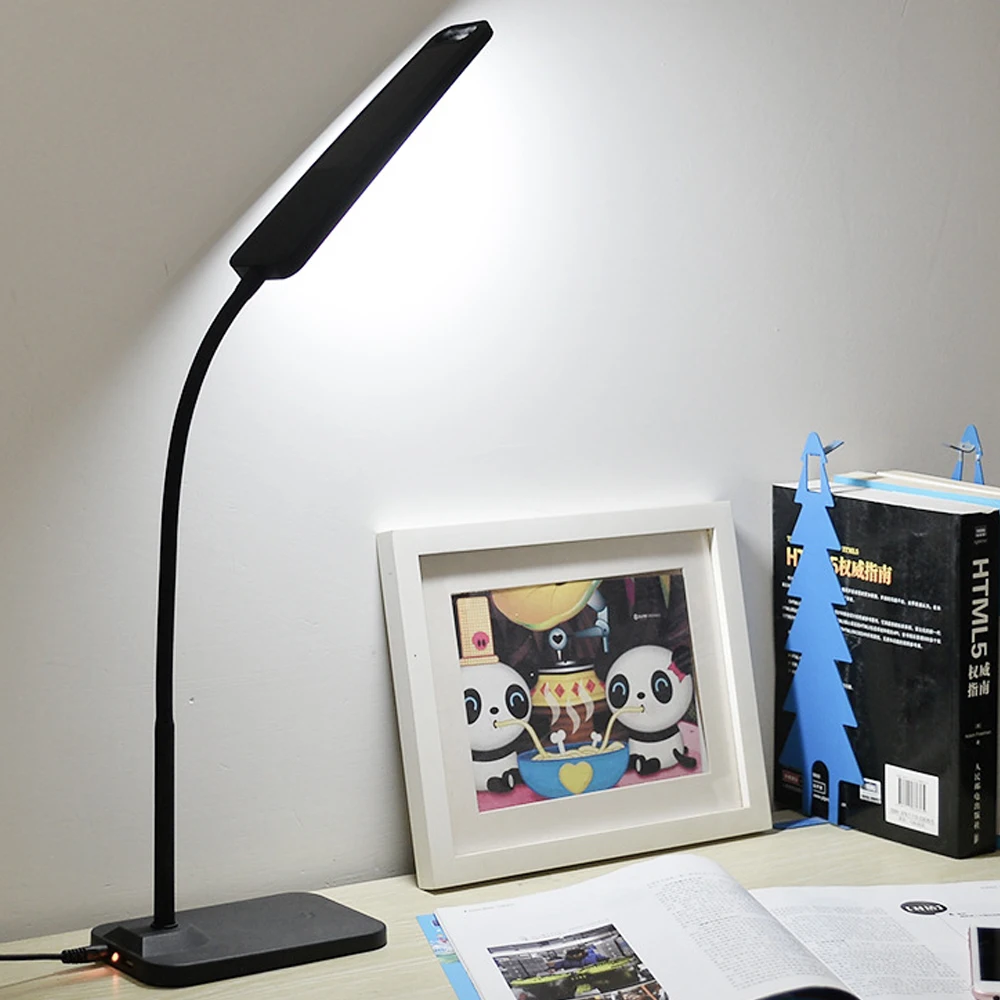 Светодиодная перезаряжаемая Настольная лампа с защитой глаз для студентов детей