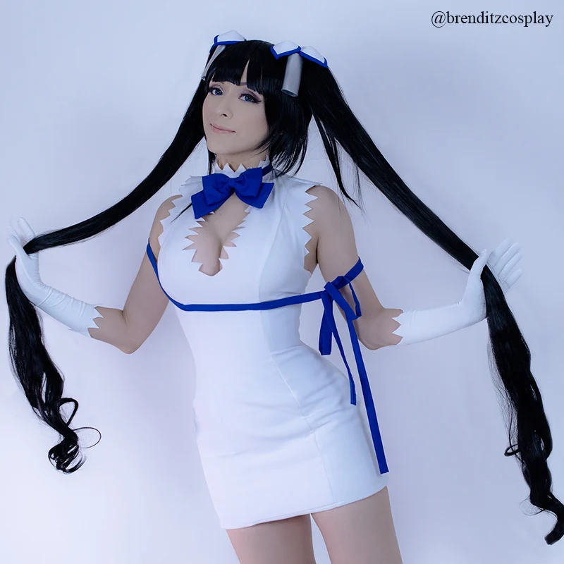 Косплей костюм ROLECOS Hestia Сексуальное Платье Аниме неправильно попробовать