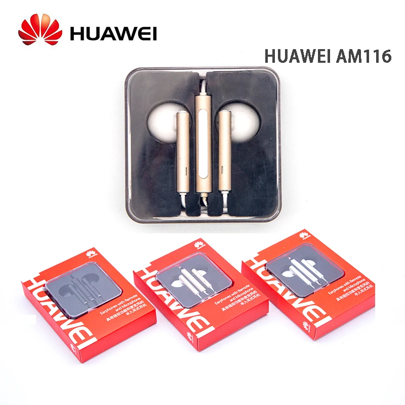 Оригинальные наушники huawei Honor с микрофоном и регулятором громкости для P7 P8 P9 Lite P10