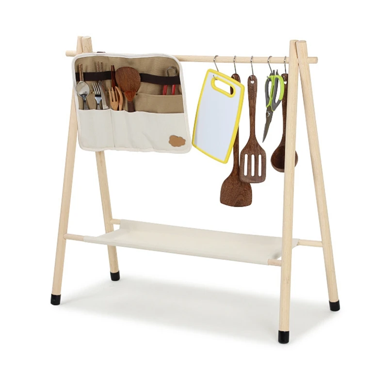 

Уличная Складная полка из массива дерева, складной портативный бук для отдыха, 81*34*81,5 см, хранилище для альпинизма, кемпинга, многофункциона...