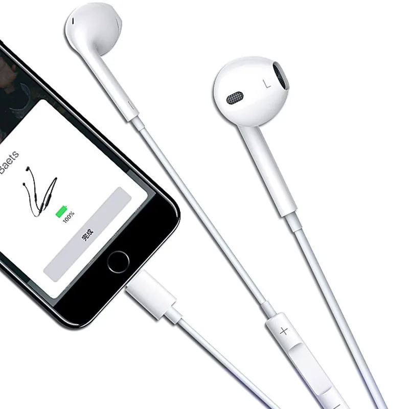 Новые Bluetooth наушники с всплывающим соединением в ухо для i Phone X XR XS Max 8 7 микрофоном