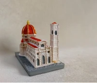 handmade painted new cathedral of santa maria del fiore italy resin crafts creative home decortion tourism souvenir gif