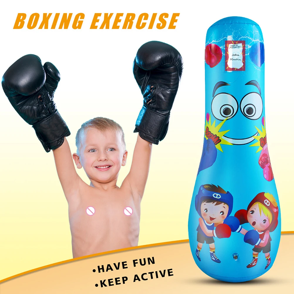

Стоячий надувной боксерский мешок, многофункциональная тренировочная фитнес-сумка для детей