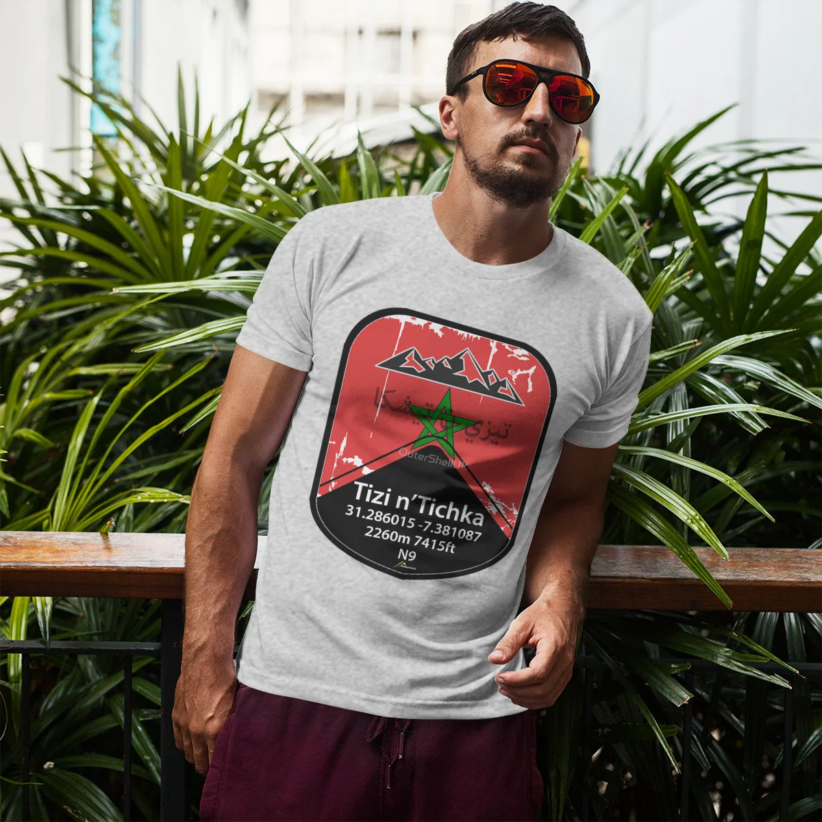 

Tizi n Tichka Pass Morocco Sticker & T Shirt yyth Men's short-sleeved t-shirt Funny R344 Top tee USA Size