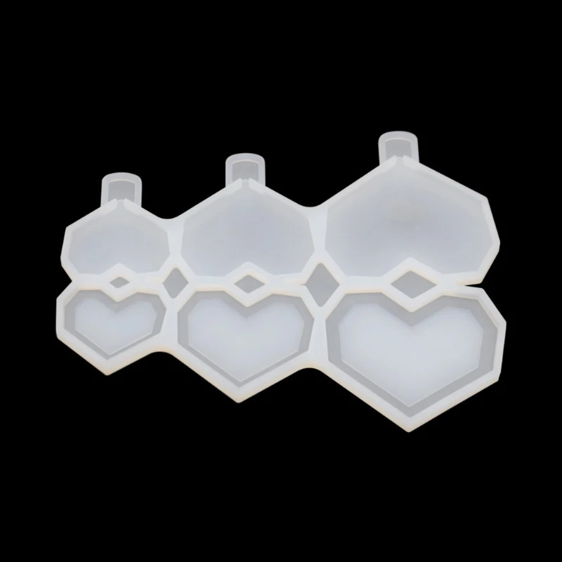 

DIY Crafts Aroma Wax Crystal Epoxy Resin Mold Love Heart lollipop Silicone Mould