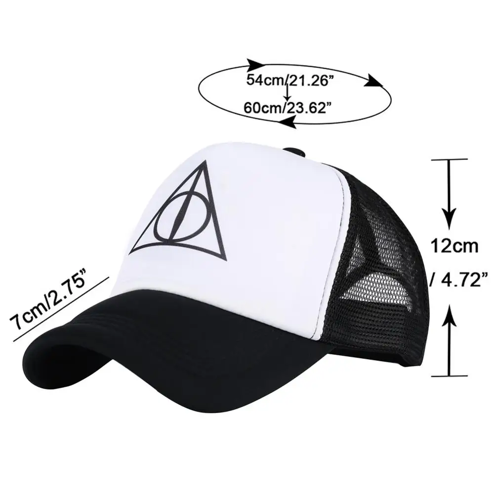 Мужская Черная бейсбольная кепка Deathly сетчатая дышащая Кепка s Dads 2020 регулируемые