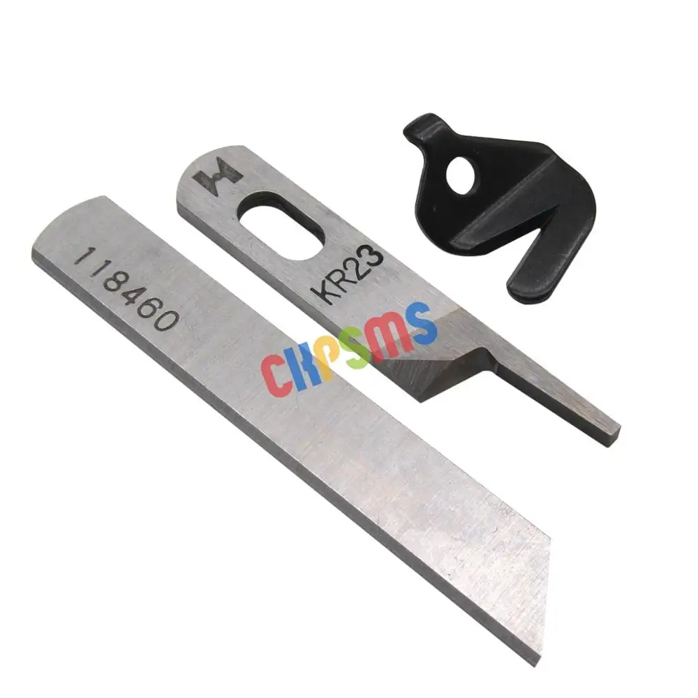 Набор ножей из 3 предметов # KR23 + 118-46003 B1528-804-000A Совместимость с JUKI OVERLOCK MO-2516 MO-2414 MO-2316
