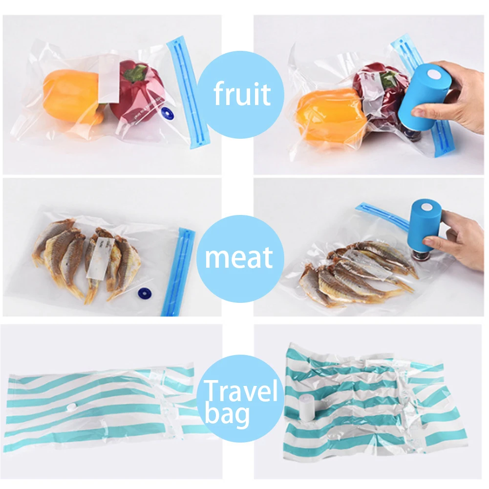 Вакуумный упаковщик для пищевых продуктов USB бытовая упаковочная машина Ручной
