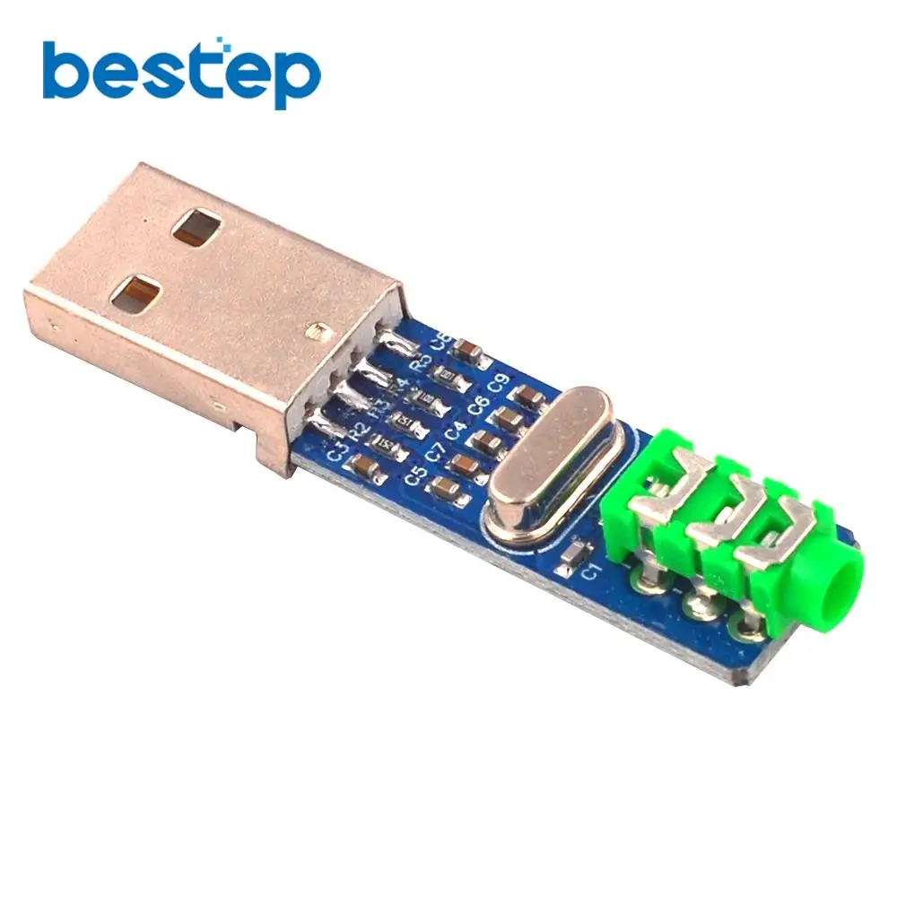 USB PCM2704 Аудио Звуковая карта DAC декодер модуль 5 в HIFI динамик звуковая плата для
