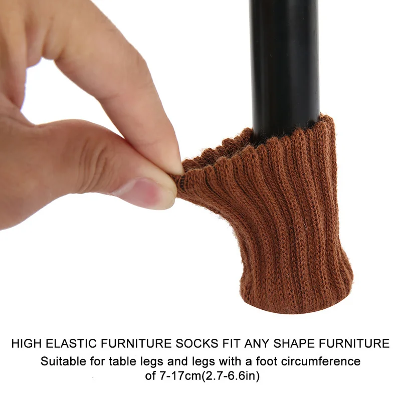 24 шт. свитер двойной вязки с стул стол ног носки ткань защитные приспособления