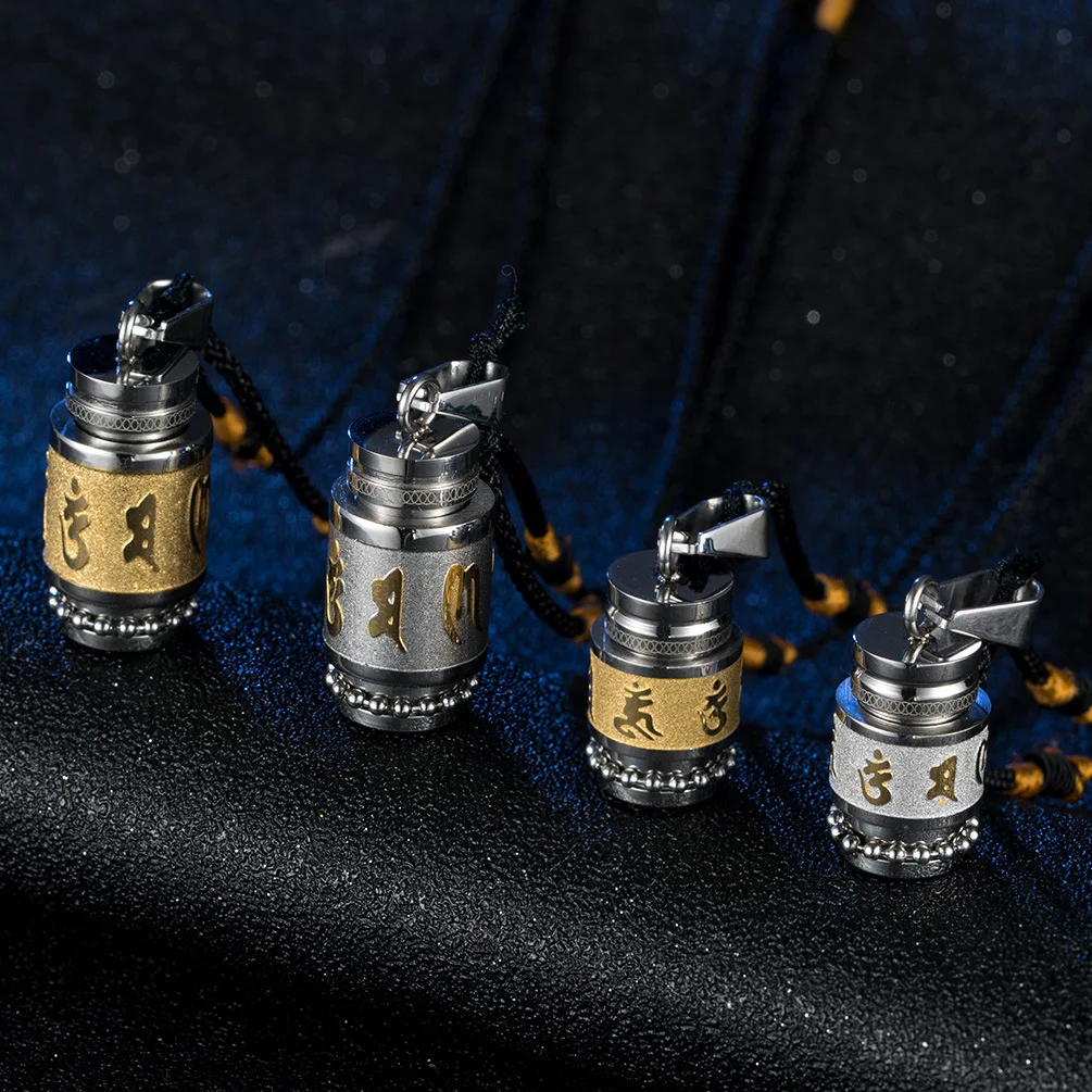 Мужское Ожерелье Амулет открытые Подвески мантра шурангама буддизм боди гвардия