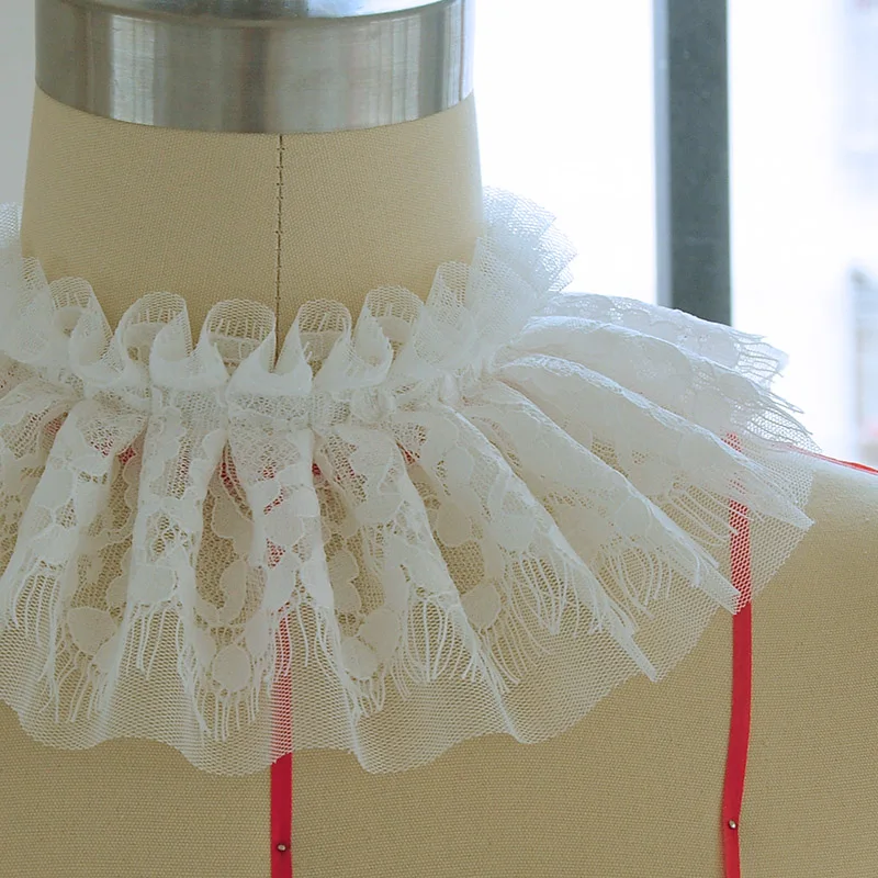 2 метра/лот 10 см кружевные ресницы с оборками слоя кружевная одежда мечты