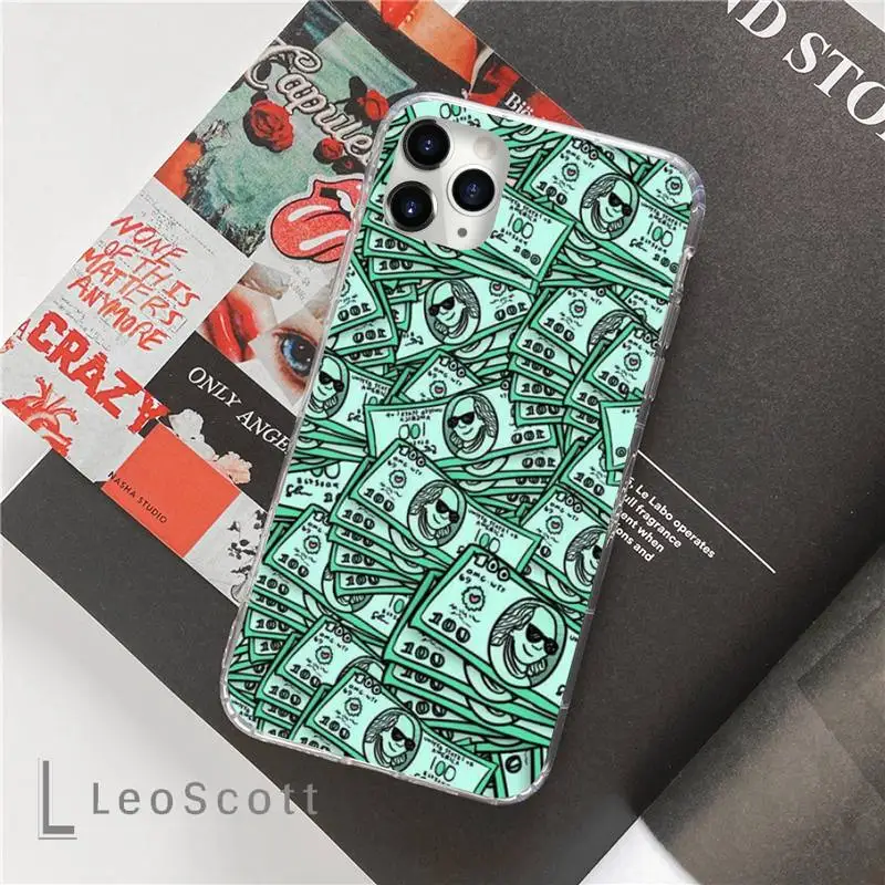 

us Big Money 100 Dollars Phone Cases For iphone 12 5 5s 5c se 6 6s 7 8 plus x xs xr 11 pro max