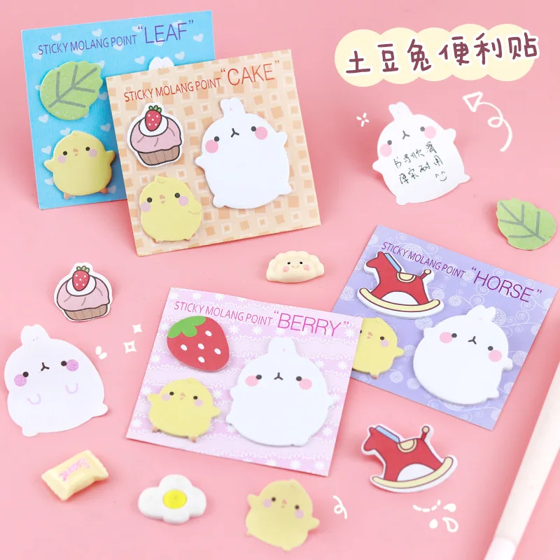 

Kawaii Memo Pad Bookmarks Creative Cute Sticky Notes Index Posted It Planner Stationery School Supplies Paper Office Stickers