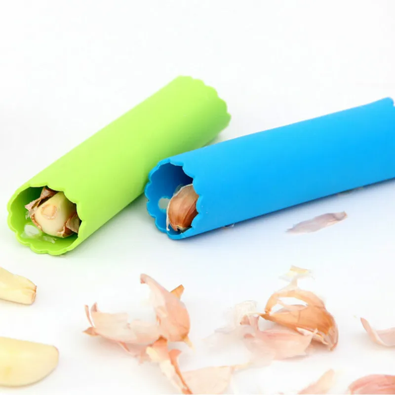 Лидер продаж волшебная силиконовая Овощечистка чеснока простой кухонный