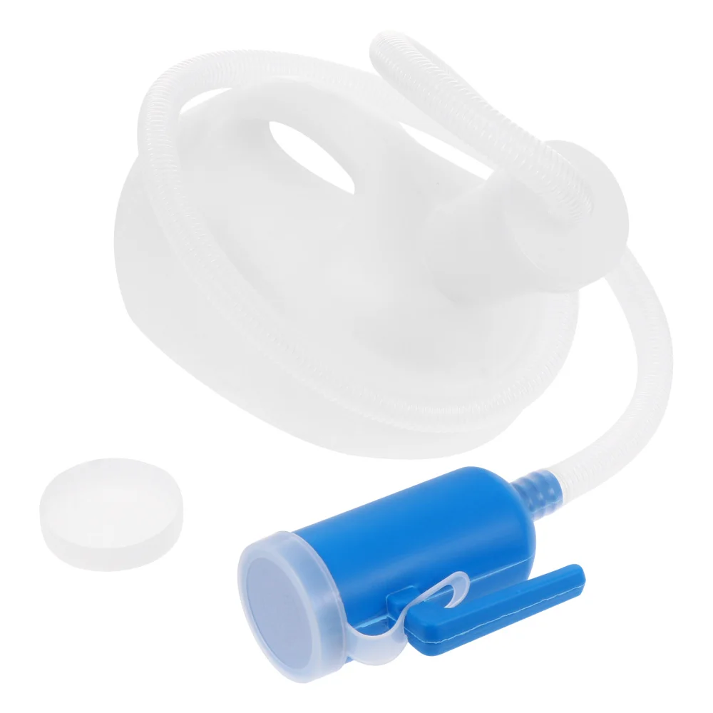

1 Set Men Urinary Drainage Pot Car Pee Bottle Toilet Pot with Tube (White)