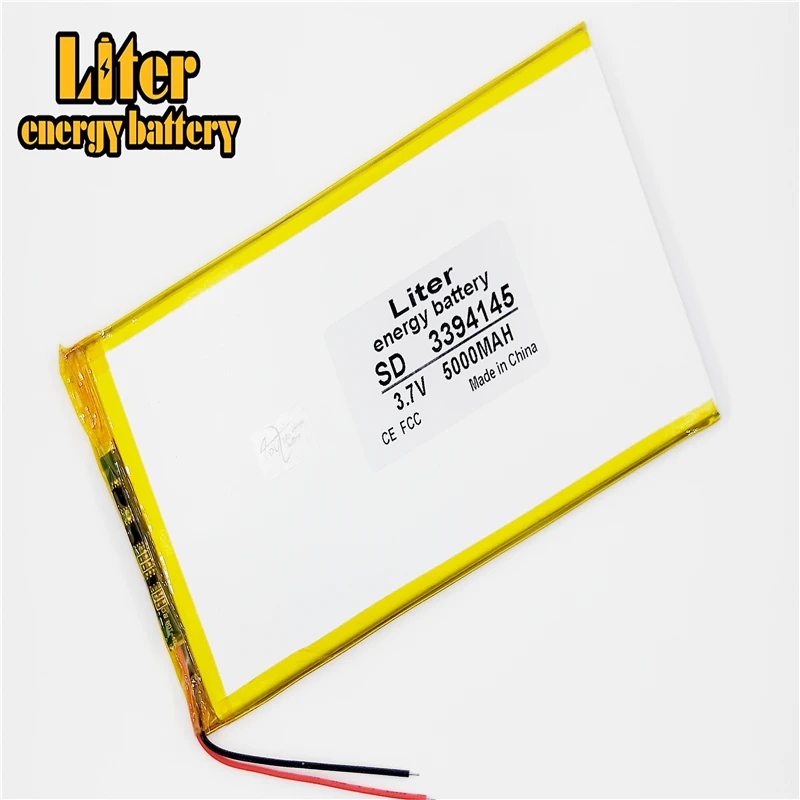 

Tablet battery 3394145 3.7V 5000MAH 3095145 Lithium Polymer Li-Po li ion Rechargeable Battery cells For Mp3 GPS mobile bluetooth