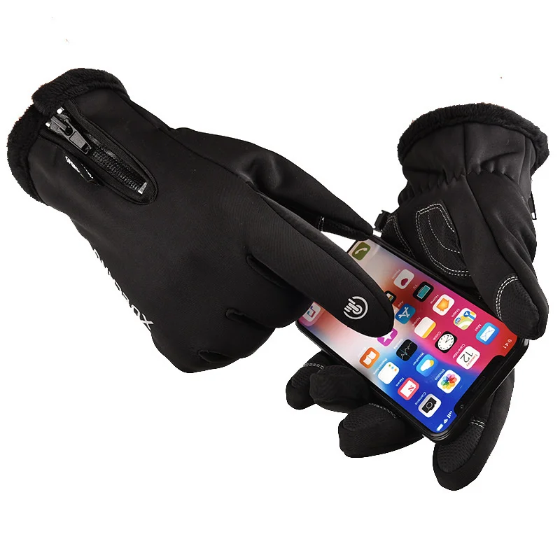 

Водонепроницаемые зимние защитные перчатки для катания на лыжах и мотоциклах с сенсорным экраном