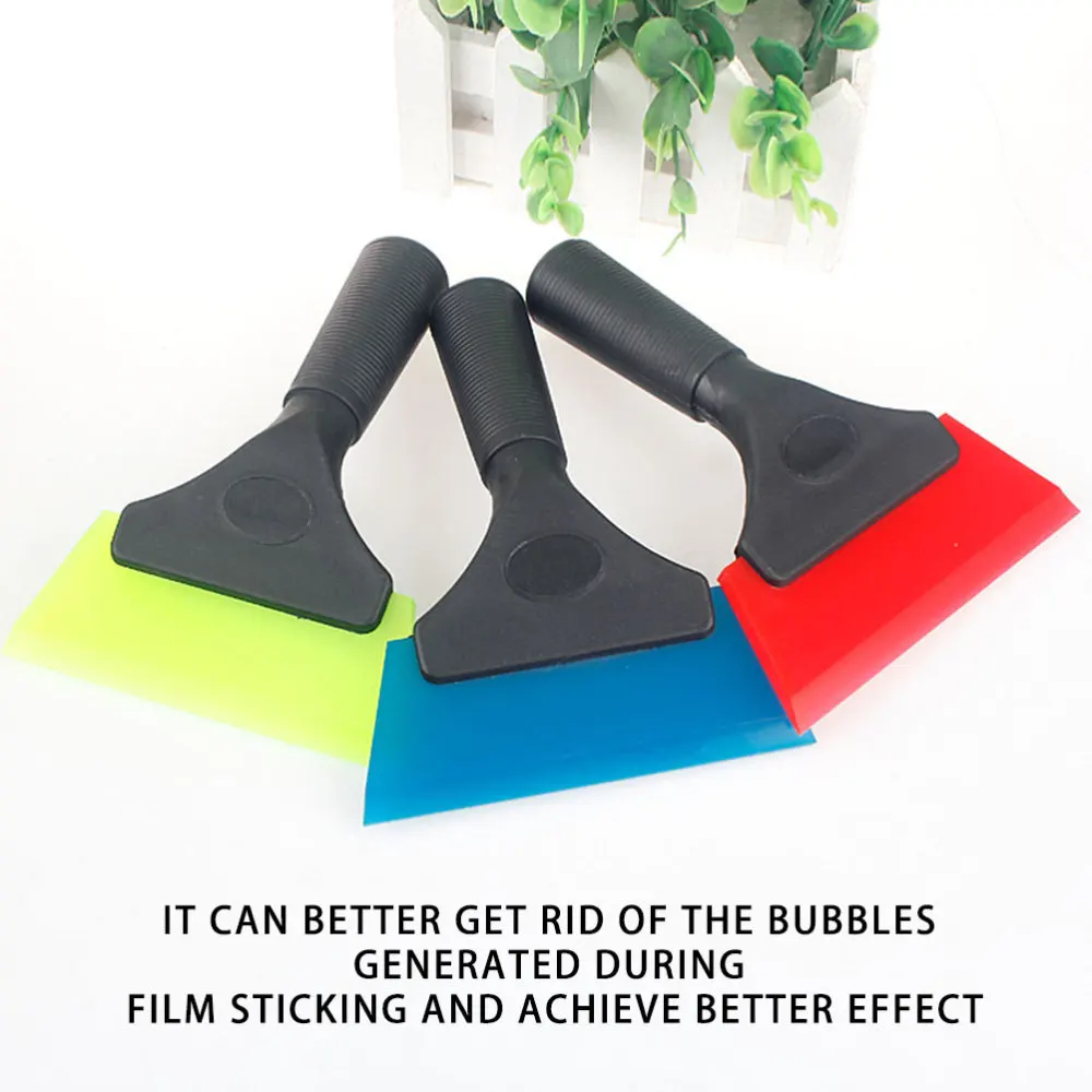 Скребок резиновый износостойкий из нержавеющей стали для чистки автомобиля 2 шт.|