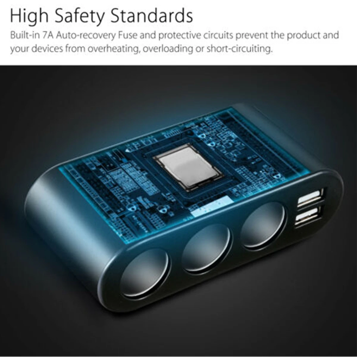 Автомобильное зарядное устройство с двумя USB портами 5 В а 12 24 В|quick charge|charge for phone5v