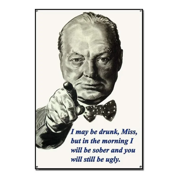 

I May Be Drunk Retro tin sign nostalgic ornament metal poster garage art deco bar cafe shop