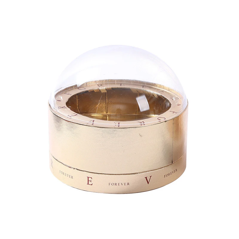 

Acrylic Flower Box Chocolates Flower Rose Packaging Transparent Eternal Flower Decorative Boxes Wedding Valentine's Day Gift Box