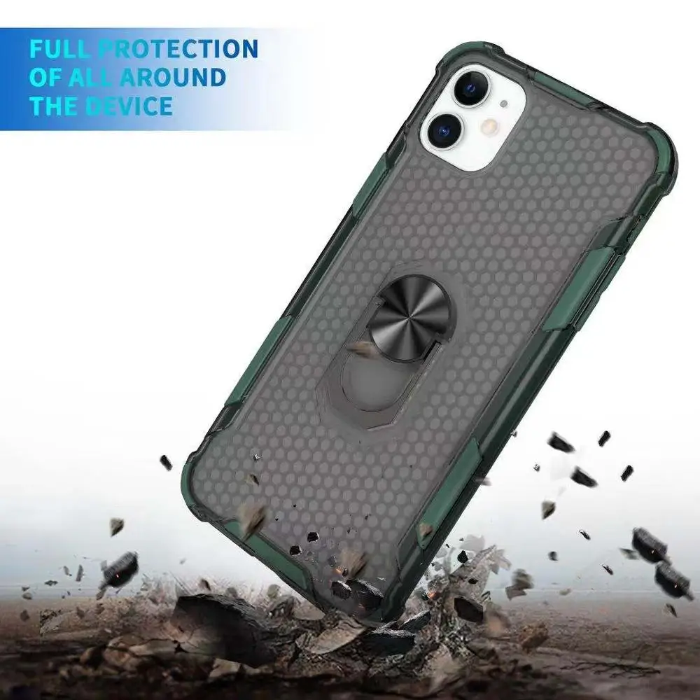 Чехол с магнитным кольцом-подставкой для iPhone 11 Pro Max X XR XS 8 Plus 7 6 S силиконовый чехол