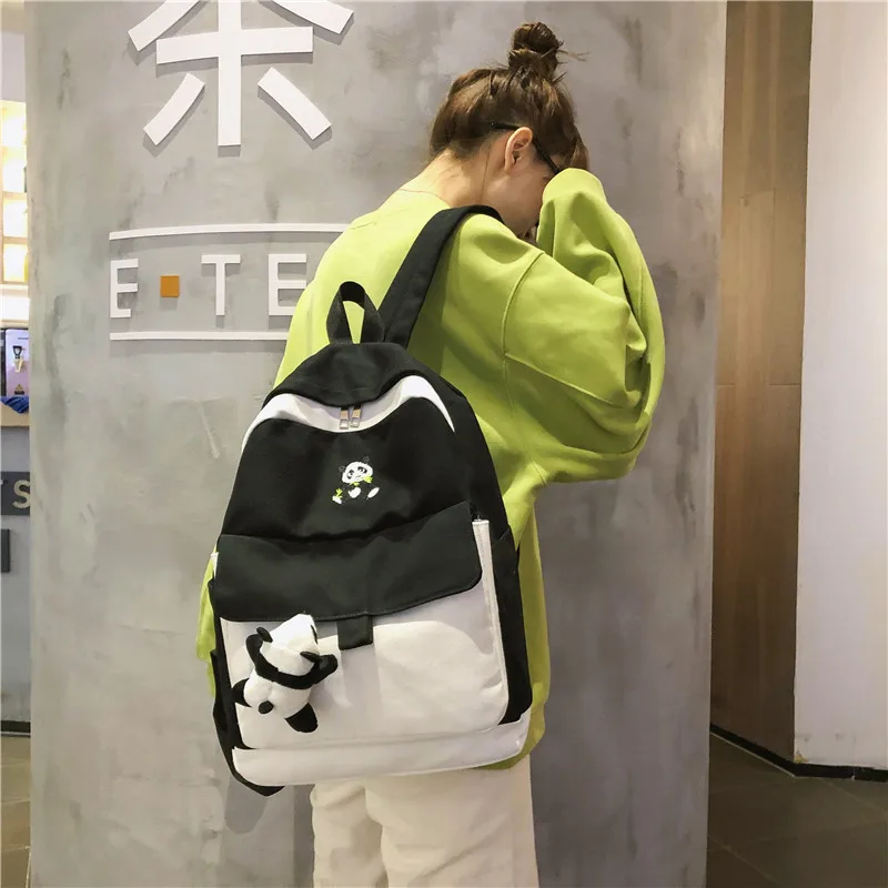 Женский школьный рюкзак в Корейском стиле студенческом простой ins