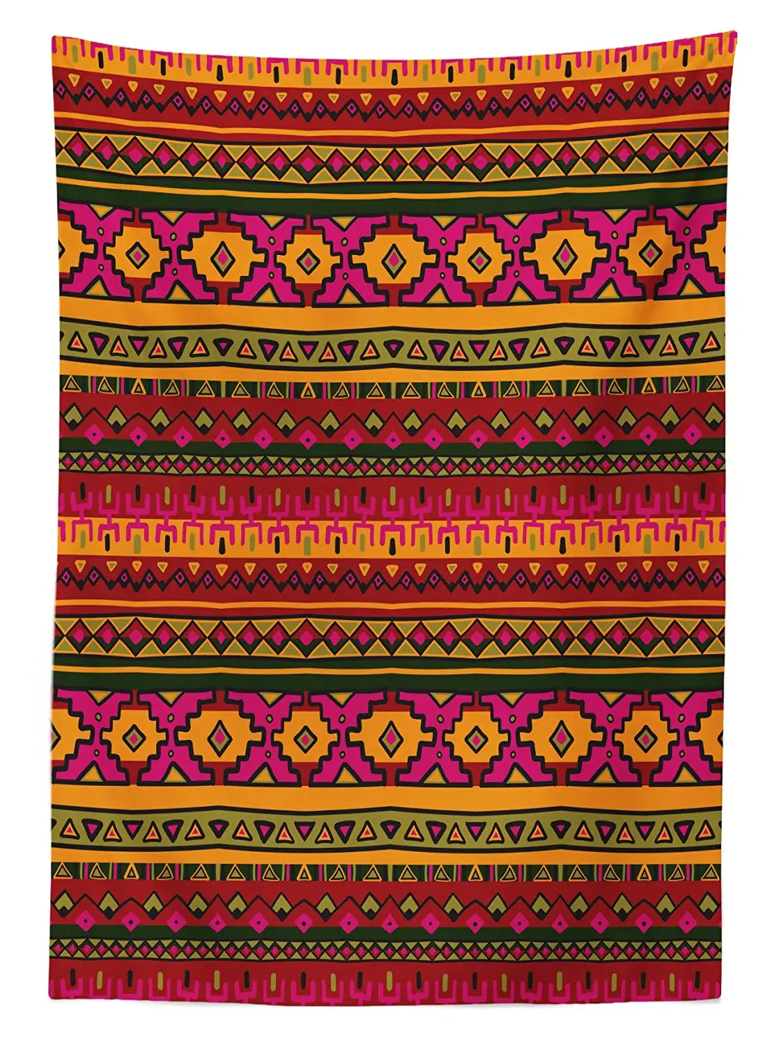 Aztec скатерть южноамериканские абстрактные границы мексиканские перуанские