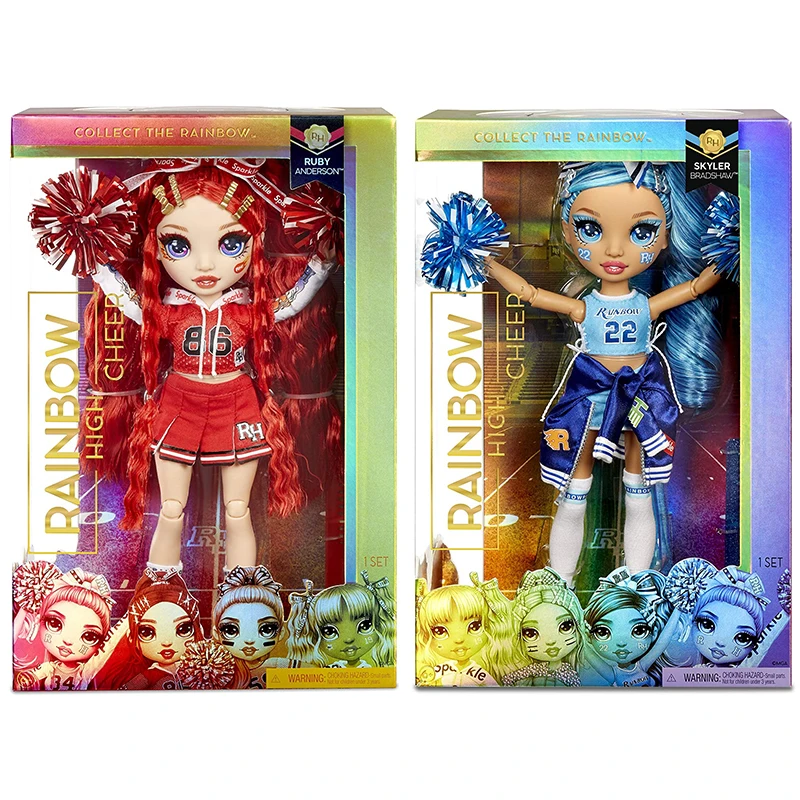 

Original Rainbow High Cheer Doll - Ruby Anderson Red Toys For girls Doll Set Surprise Children's Toys Collection Fashion Doll