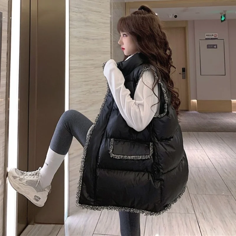 

Женский зимний жилет на молнии, с хлопковой подкладкой