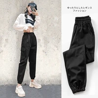 harajuku sweatpants black women%e2%80%99s joggers work cargo pants women streetwear high waist punk plus size trousers sweat pants 3xl