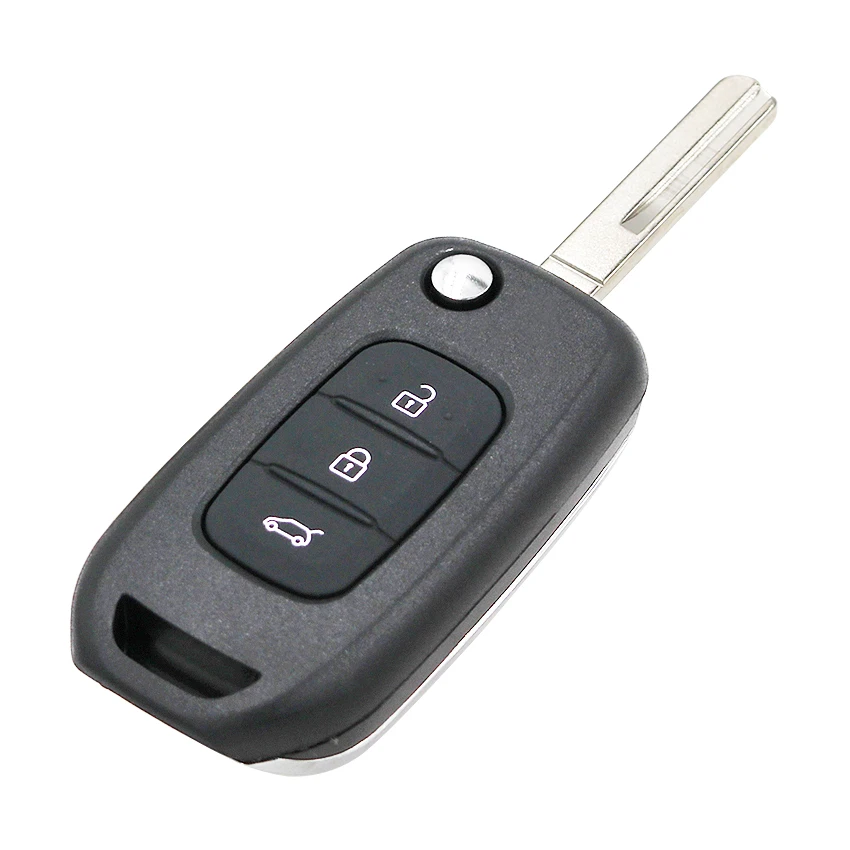3 кнопки флип дистанционного ключа PCF7961 4A чип для Renault Kadjar Captur Megane 3 символ 2013- 433 МГц CWTWB1G767