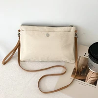 fashionable versatile small soft messenger crossbody shoulder bags for women girls leather strap simple handbag