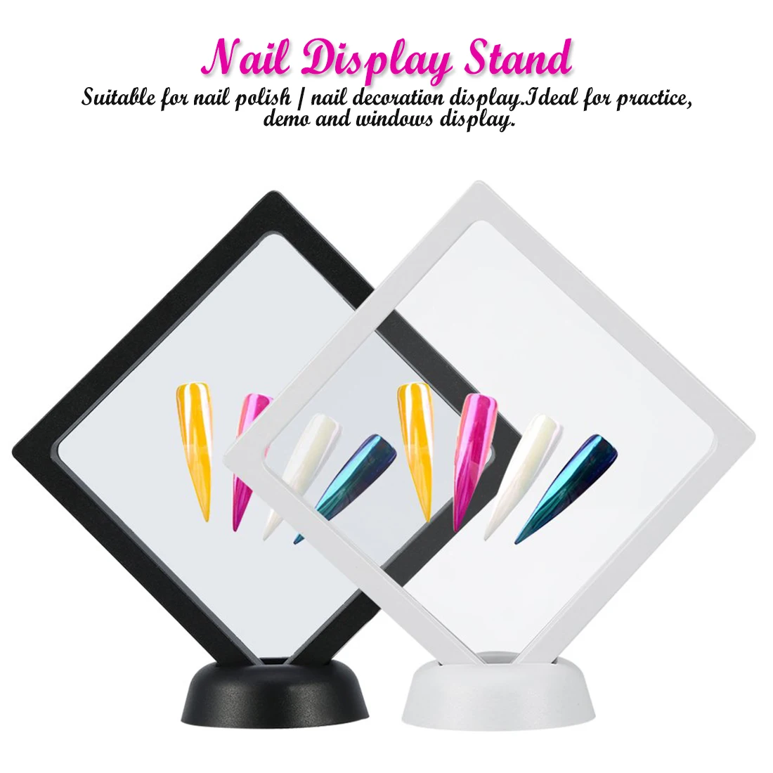Стойка для демонстрации кончиков ногтей держатель акриловый с мембранными