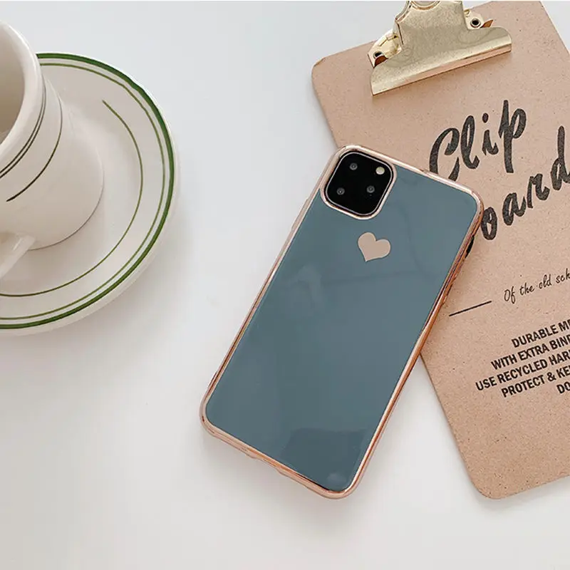 Чехлы для Apple Iphone 11 Pro Max X 8 Plus 7 6 S мягкий чехол с рисунком сердца Iphone11 чехол| |