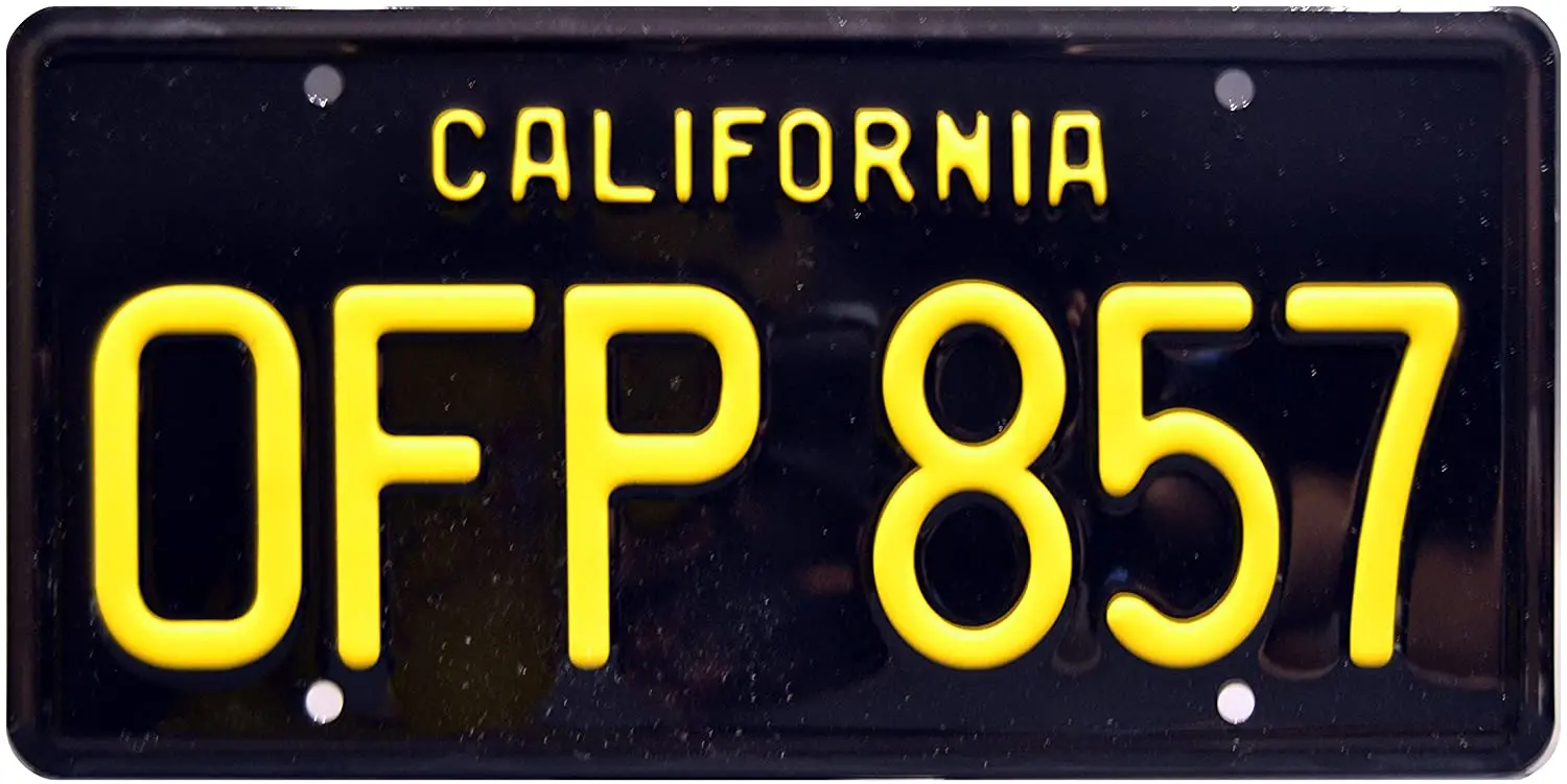 

Celebrity Machines Herbie The Love Bug | OFP 857 | Metal Stamped License Plate