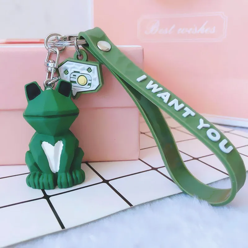 2019 New Fashion Cute Dinosaur Keychain Key Ring Cotton Stuffing Cartoon PU Chain Creative Car Bag Phone | Украшения и аксессуары
