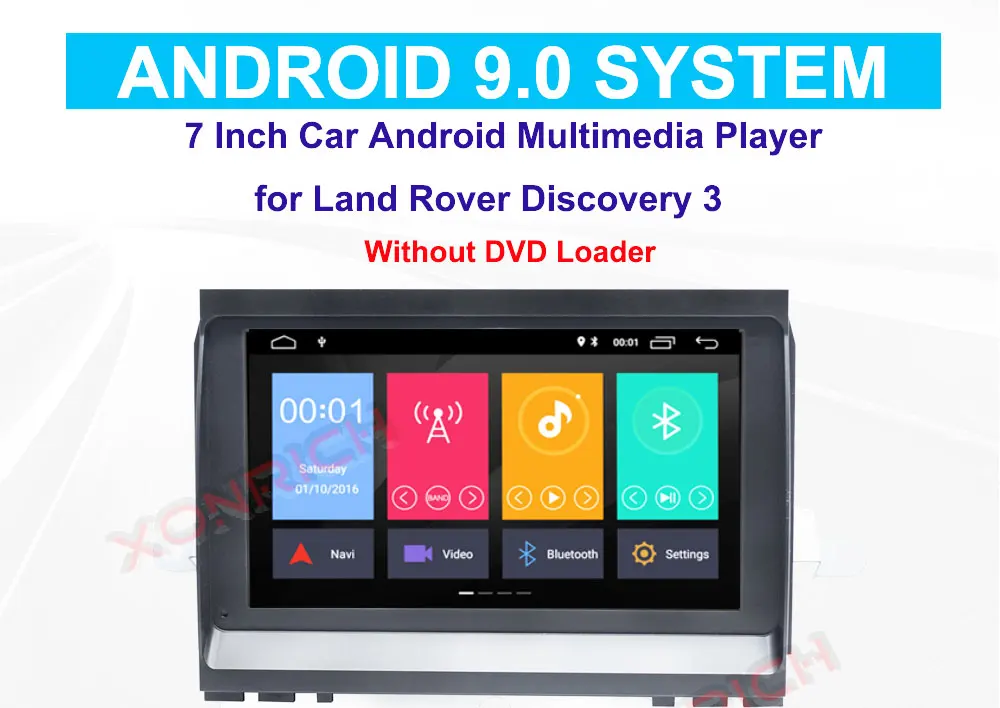 Авторадио Android 9,0 автомобильный мультимедийный плеер NAVI для Land Rover Discovery 3 LR3 L319 2004~ 2009 Радио Стерео gps навигация Wifi