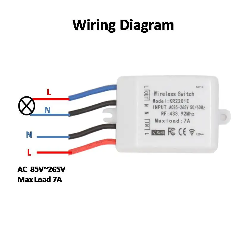 Универсальный беспроводной пульт дистанционного управления умный выключатель