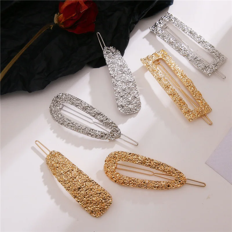 1 шт. модные аксессуары для волос золотого цвета Женские Треугольные заколки