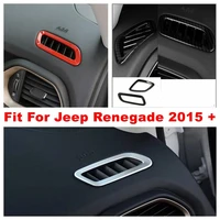 air conditioning ac vents frame cover trim dashboard air outlet decoration fit for jeep renegade 2015 2020 interior refit kit